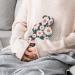 Daisy Flower Hot Water Bottle with Plush Cover | Hand Warmer for Adults & Children - 26.5x15.3cm | International Shipping Available - Buy Online on GoSupps.com