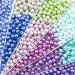 TOAOB 1000pcs 4mm Pearl Beads Multi Colors Loose Round Glass Pearl Beads Spacer Beads for DIY Craft Necklaces Bracelets Jewelry Making Mixed color