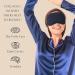 SOM Collagen Eye Mask for Sleeping | Adjustable Hydration Mask for Puffy Eyes Dark Circles & Wrinkles | Anti-Aging Luxury Sleep Mask for Women - Buy Online on GoSupps.com
