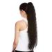 WIG ME UP - N857-V-3 hairpiece braid ponytail extremely long voluminous curly crimped curls Afro Kinks dark brown 75 cm