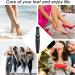 Dongxw Electric Foot Callus Remover - Rechargeable Pedicure Kit with 2 Rollers, 2 Speeds, LED Light - Waterproof for Foot Scraper, Dead Skin Removal - 3 Pack - Buy Online on GoSupps.com