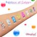 Holographic Glitter Face and Body Gel 8 Pack Cosmetic Glitter Body Glitter Hair Glitter Festival Gel Pack of 8 - Buy Online on GoSupps.com