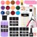Acrylic Nail Kit with Primer, Nail Kit for Beginners with Everything Professional Nail Set Acrylic Powder and Liquid Set French Tips Nail Art Decoration Tools