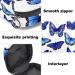Beautiful Blue Napkin Storage Bag with Butterfly Pattern | Portable Menstrual Cup | Ideal for Teens & Women - Buy Online on GoSupps.com