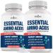 NEW AGE Amino Acid Complex 20 Aminos with BCAAs L-Glutamine L-Arginine & Hyaluronic Acid Supports Recovery Energy Immune Health & Wellness Vegan Non-GMO Gluten-Free 120 Capsules 60 Count (Pack of 2)