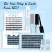 Lash Clusters 96 Pcs DIY Cluster Eyelash Extensions - Thin Band & Soft - D-Mix (10-16mm) - Hail D-10-16mix - Buy Online on GoSupps.com