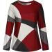 Womens Plus Size Cute Giraffe Print Sweatshirt | Crewneck Blouse Long Sleeve Pullover - Medium 005red - Buy Online on GoSupps.com