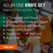 GSI Outdoors Santoku Knife Set for Camping - Grey | Lightweight & Durable - Buy Online on GoSupps.com