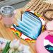 Colorful Storage Bags for Women's Bandages - Heart Pattern & Rainbow Love - Perfect for Menstrual Cups & First Period Essentials - Buy Online on GoSupps.com