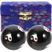 Solustrie 10pcs Chinese Baoding Balls - Magnetic Massage Globe Set in Cloisonn Box | Hand Yoga & Stress Relief - Buy Online on GoSupps.com