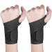 YUNYILAN 2 Pcs Ultra-Thin Wrist Brace Support for Carpal Tunnel Compression Wrist Straps Wrist Support for Pain Relief Arthritis Tendonitis Wrist Pain Workout Soft & Comfortable (Black)