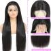 24 Inch 13x6 HD Lace Front Wig Human Hair | Pre Plucked 180 Density Straight Wig for Women | Natural Black with Baby Hair | Glueless - Buy Online on GoSupps.com