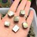 Natural Quartz Crystal 6Pcs Natural Copper Pyrite Specimen Chalcopyrite Crystal Rock Stones Original Specimen Cluster Collection Stone Home Office Decor - Buy Online on GoSupps.com
