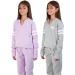 Hind Girls 4-Piece Active Fleece Jogger Set | Lavender-Heather | Size 10-12 - Buy Online on GoSupps.com