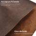 Genuine 1.8-2.0MM Thick Oil Tan Crazy Horse Cowhide Leather Sheet for Crafts - Brown 8x12 - Buy Online on GoSupps.com