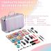 Hot Sugar All In One Makeup Set for Teen Girls 10-12 | Full Makeup Kit for Beginners with Eye Shadow Palette, Blush, Lip Gloss, and Mirror - Purple Heart Design - Buy Online on GoSupps.com