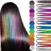 12 Colors Lametta Hair Extensions Set - 1440 Strands Glittery Hair Sparkle for Girls Women & Kids | Multi-Colored Party Hair Accessories - Buy Online on GoSupps.com