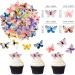Ercadio 72 Pack Ediable Colorful Butterfly Cupcake Toppers Butterfly Cupcake Picks Ediable Butterfly Cupcake Decorations for Butterfly Theme Baby Shower Kids Birthday Party Cake Supplies B-ediable - Buy Online on GoSupps.com