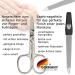 DREI SCHWERTER Germany 4-Piece Manicure Set - Pink Faux Leather Nail Scissors Clippers & Tweezers | International Shipping Available - Buy Online on GoSupps.com