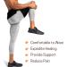 Vriksasana Groin Hip Brace - Sciatica Support Wrap for Men and Women - Compression Sleeve for Thigh Muscle Support - Right Leg - Buy Online on GoSupps.com