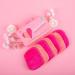 Buy 7 Reusable Makeup Eraser Cleaning Wipes - Washable Makeup Removal & Cleaning Pads Set - Buy Online on GoSupps.com