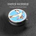 Flying Seagulls Round Pill Box - 3 Compartment Travel Organizer for Medications & Supplements - Buy Online on GoSupps.com