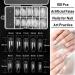 150Pcs Nail Practice Painting Stand Kit with Press On Nail Tip Holder - Includes 100 Fake Nails, 48 Adhesive Putty for DIY Nail Art - Buy Online on GoSupps.com