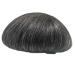 Real Hair Toupet for Men - YanaHair 0.04-0.06mm V-Loop PU Thin Skin Hair System | European Real Hair Wig - Black & Gray (10x8) - Buy Online on GoSupps.com
