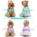 CUSOZWO Small Dog Clothes - 2 Pack Flower Dog Dress for Small Dogs and Cats - Elegant Spring Princess Skirt Outfit (M) - Buy Online on GoSupps.com