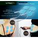 VITEC 4 Adhesive Electrodes Patches for TENS & EMS Devices - 5x5 cm Electrodes for Pain Relief & Muscle Training - Buy Online on GoSupps.com