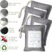 Bamboo Charcoal Air Purifying Bag 4 - Pack Naturally Freshen Air with Powerful Activated Charcoal Bags Odor Absorber Kid and Pet-Friendly Air Fresheners for Home or Car by Expower 4 x 200g - Buy Online on GoSupps.com