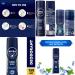 Mens Deodorant Anti-perspirant Mini Spray Bundle with Nivea Dry Active (5x35ml) and Cool Kick 48h (1x150ml) in a Clear Travel Bag Airport Approved - Buy Online on GoSupps.com