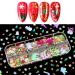 Noverlife 36 Grids Christmas Nail Art Sequins - 3D Holographic Laser Snowflake Star Glitters for Holiday Manicure - Buy Online on GoSupps.com