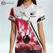 LASFOUR Custom Pink 3D Heartbeat Bowling Shirts for Women - Buy Online on GoSupps.com