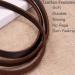 HiCaptain Thin Leather Leash - Small Dogs & Cats Up to 15-30 lb - 1/3 inch Wide, 6 Feet - Buy Online on GoSupps.com