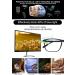 OCCI CHIARI Anti Blue Ray Reading Glasses for Men | Computer & Gaming Readers | Available in Multiple Powers (Black 300) - Shop Internationally - Buy Online on GoSupps.com