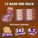Battle Bites Dynabar Chocolate Fondant High Protein Bars 12x60g - Vegetarian Friendly, Low Sugar, Non-GMO - 18g Protein, 242 Calories - Made in UK - 12 Count Pack - Buy Online on GoSupps.com