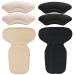 Comfowner Heel Cushion Pads & Two in One Knitted Surface Sponge Heel Cushion Inserts  Super Soft and Comfortable Heel Cushion Pads to Prevent Blisters  Heel Pains and Loose Shoes Lip&T Shaped