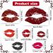 Red Lips Temporary Tattoo Stickers - 55 Sheets (145Pcs) | Self-Adhesive & Water-Proof | Perfect for Valentine's Day Decor | Ideal for Women & Girls - Buy Online on GoSupps.com