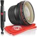 Opteka 0.20X Professional AF Fisheye Bundle with Microfiber and Lens Pen for Canon EF EOS 80D, 77D, 70D, 60D, 50D, 40D, 7D, 6D, 5D, 1Ds, Rebel T7i, T7s, T6s, T6i, T5i, T5, SL3, SL2 Digital SLR Cameras