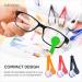 Microfiber Sunglasses Cleaner Mini Eyeglasses Lens Cleaner with Soft Brush & Cleaning Clip 6 Pack Accessories for Crystal Clear Vision - Buy Online on GoSupps.com
