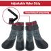 Mihachi Dog Socks Rubber Sole Paw Protectors - Anti-Slip Waterproof Boots for Winter (Large, 4 Count) - Buy Online on GoSupps.com