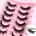 Shop 7 Pairs Flu-ffy D Curl 20mm Manga Lashes | Spiky Cat-Eye & Wispy Faux Mink Lashes - Japanese & Korean Style - Buy Online on GoSupps.com