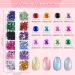 Flat Glitter Stones for Nails | Tikplus Rhinestones Nail Crystals with Dotting Pen & Tweezers for DIY Nail Art - Buy Online on GoSupps.com
