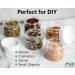 MHO Clear Refillable PET Containers with White Screw-On Lid, BPA/Paraben Free - 3.5 fl oz (104mL) - Set of 12 - Buy Online on GoSupps.com