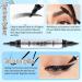 Buy Waterproof Black Eyebrow Pen & 2-IN-1 Eyebrow Pencil with Eyeliner Long-Lasting Natural-Looking Microblading by Pleell International Shipping Available - Buy Online on GoSupps.com