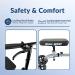KneeRover Ultra Knee Walker - Lightweight Steerable Knee Scooter with Basket | Platinum Gray - Buy Online on GoSupps.com