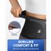 Fitomo Lumbar Support Belt for Men & Women - 3D Pillows Ultra-Thin Fabric Elastic Strap for Sciatica Relief - XL Black - Buy Online on GoSupps.com
