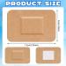 200 Pcs Large 2x3 Inch Adhesive Bandages - Waterproof Fabric Flexible Bandage Wrap for Wound Care - Skin Care Supplies - Buy Online on GoSupps.com