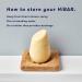 HiBAR Conditioner Bar - All Natural, Plastic Free, Eco-Friendly, Travel Size, Color Safe & Moisturizing for Dry Hair - Buy Online on GoSupps.com
